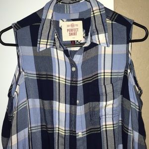 Blue flannel